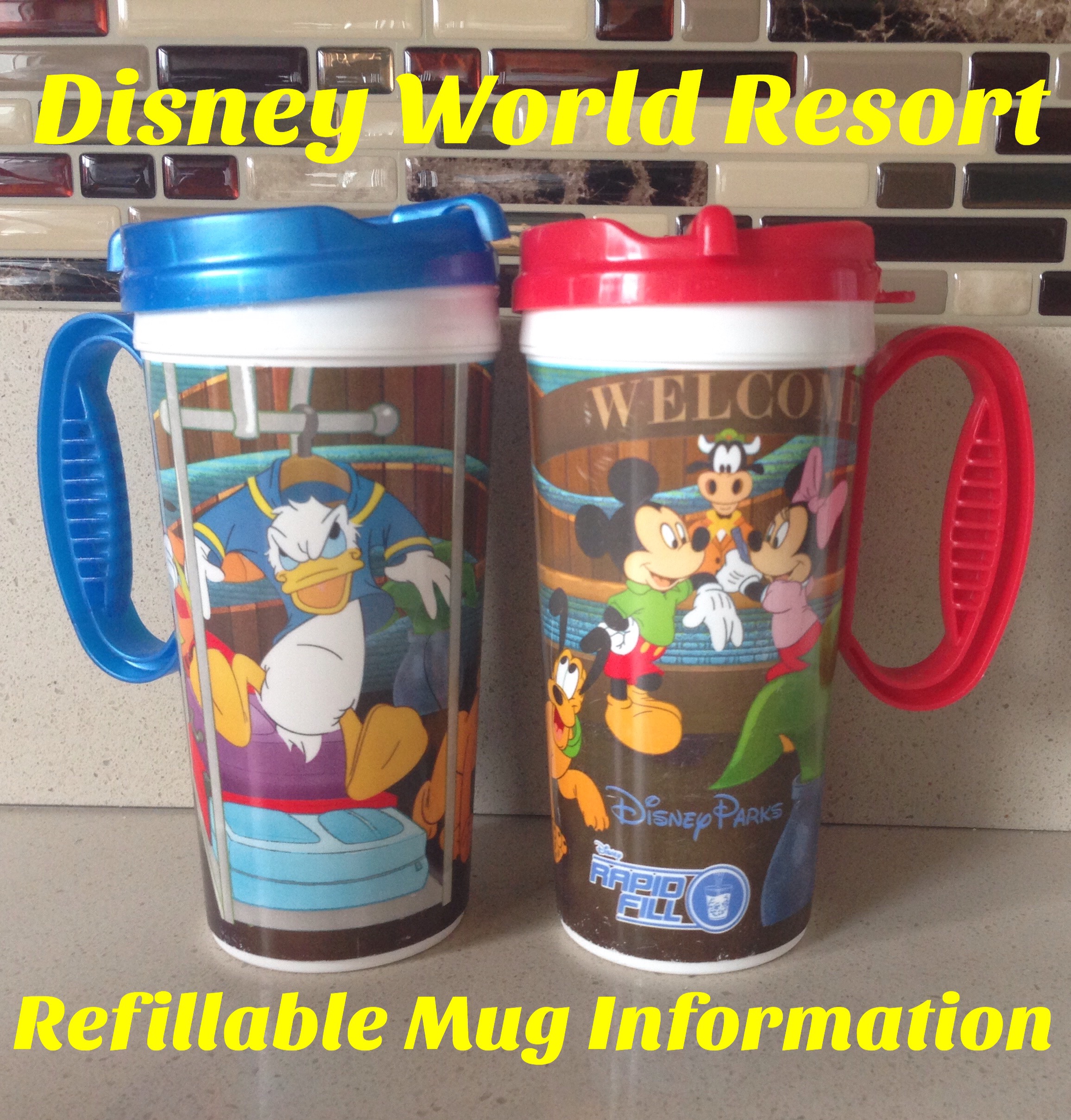 Disney World Resort Refillable Mugs Disney Parks Addict