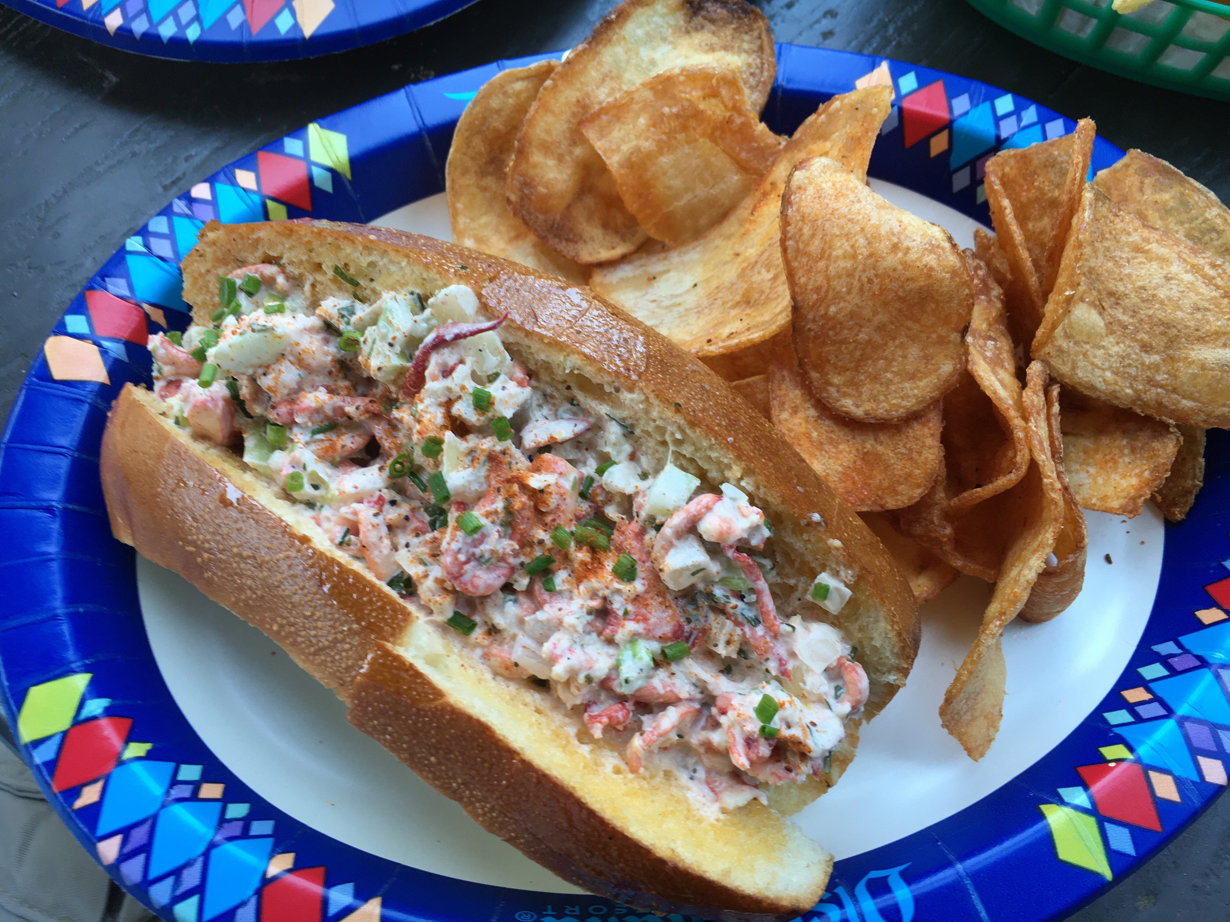 Harbour Galley Lobster Roll in Disneyland Disney Parks Addict