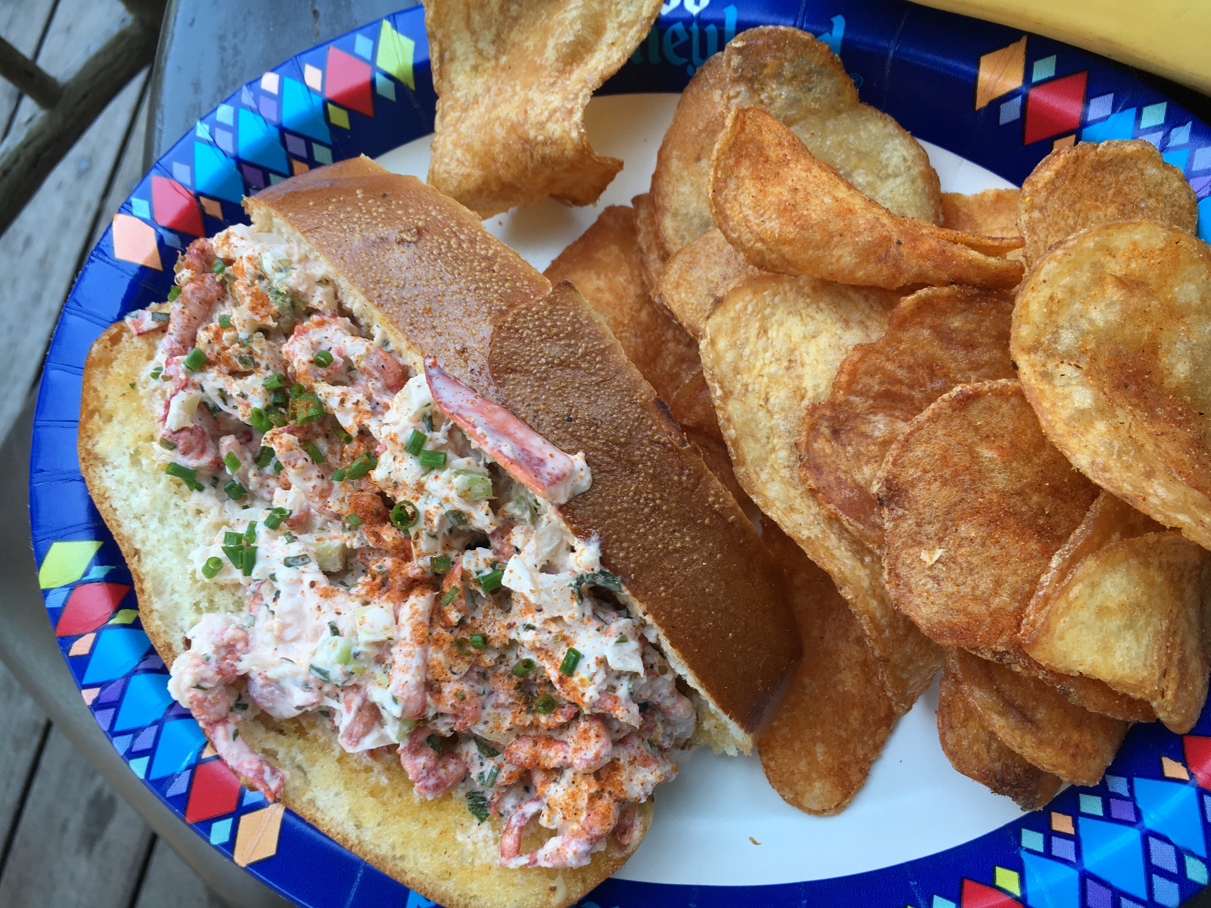 Harbour Galley Lobster Roll in Disneyland Disney Parks Addict